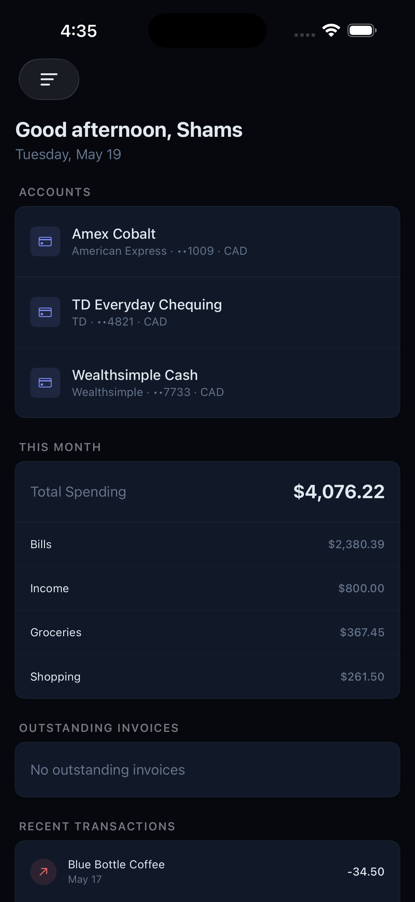 Bytecode Ledger dashboard
